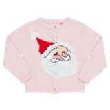 Pink Chicken Girls Maude Sweater - Pink Santa, Pink Chicken, Big Girls Clothing, cf-size-2y, cf-size-4y, cf-size-5y, cf-size-6y, cf-size-7y, cf-type-sweater, cf-vendor-pink-chicken, Christmas