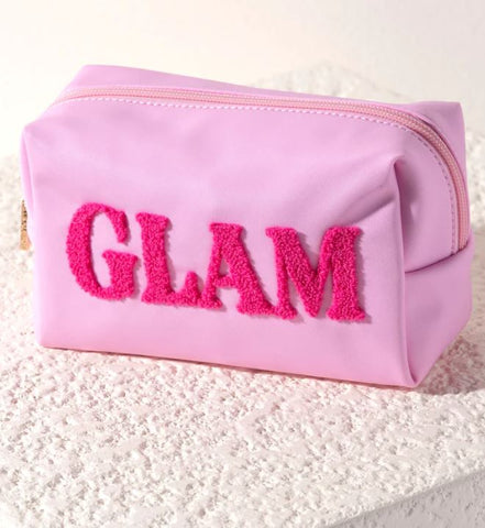Shiraleah Joy Glam Cosmetic Case - Pink
