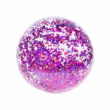 PoolCandy, PoolCandy Inflatable Jumbo Beach Ball - Orchid Glitter - Basically Bows & Bowties