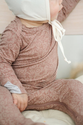 Gunamuna, Gunamuna Convertible Romper Footie - Dainty - Basically Bows & Bowties