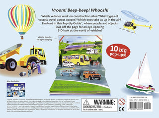 Hachette, The Pop-Up Guide: Vehicles Hardcover Book - Basically Bows & Bowties