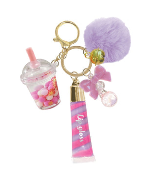 Hot Focus Trendy Lip Gloss with Keychain - Boba