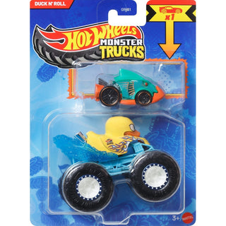 Mattel Hot Wheels Monster Truck 1:64 with Crushable Car