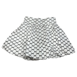 FBZ Mini Black Bows on White Bubble Skirt