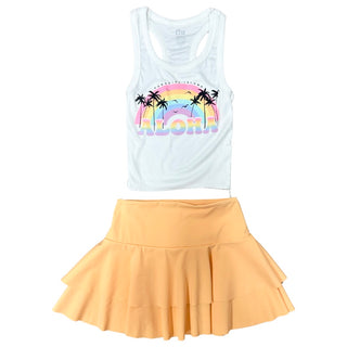 Flowers By Zoe, FBZ Peach Poly Skirt - Basically Bows & Bowties