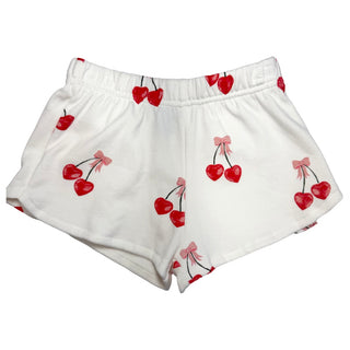 FBZ All Over Cherries Off White Shorts