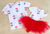 Brokedown Clothing Women's Patriotic Popsicle Tee, Brokedown Clothing, 4th of July, 4th of July Shirt, Brokedown Clothing, Brokedown Clothing Mommy & Me, Brokedown Clothing Popsicle Tee, Brok