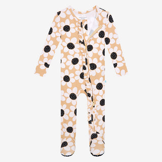 Posh Peanut Reagan Ruffled Zippered Footie, Posh Peanut, cf-size-preemie, cf-type-footie, cf-vendor-posh-peanut, Posh Peanut, Posh Peanut Footie, Posh Peanut Footie with Zipper, Posh Peanut R