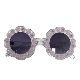 Bari Lynn Daisy w/Swarovski Embellished Sunglasses - Lavender, Bari Lynn, Bari Lynn, Bari Lynn Accessories, Bari Lynn Sunglasses, Bari Lynn Swarovski Crystal Sunglasses, Daisy, Daisy Sunglass