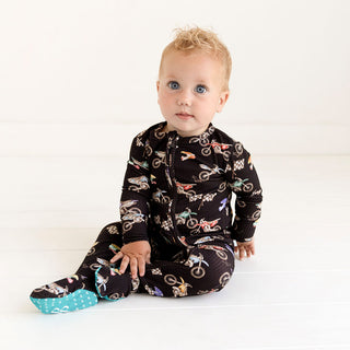 Posh Peanut Supermini Footie with Zipper, Posh Peanut, cf-size-newborn, cf-type-footie, cf-vendor-posh-peanut, Posh Peanut, Posh Peanut Footie, Posh Peanut Footie with Zipper, PP Fall 2023, S