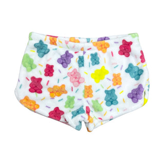 Julie & Judah Gummy Bear Fleece Shorts, Julie & Judah, cf-size-medium-large-12-16y, cf-size-small-medium-8-12y, cf-type-fleece-shorts, cf-vendor-julie-&-judah, Fleece Shorts, Gummy Bear, Juli