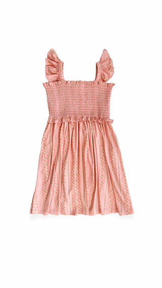 In My Jammers Victoria Smocked Twirl Dress