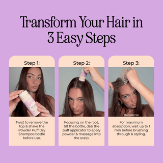 INH Hair, INH Hair Powder Puff Dry Shampoo - Basically Bows & Bowties