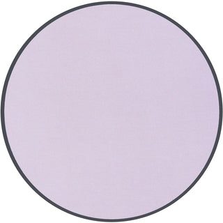 Lou Lou and Company Top and Bottoms - Isabelle
Round purple rug with a black border on a white background