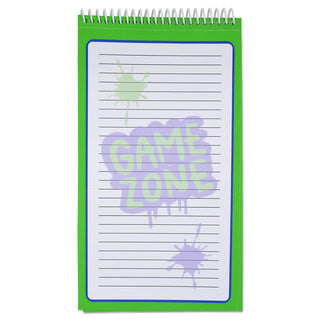 Iscream Corey Paige Gamer Seal and Send stationery journal with colorful gaming-themed cover and playful design.
