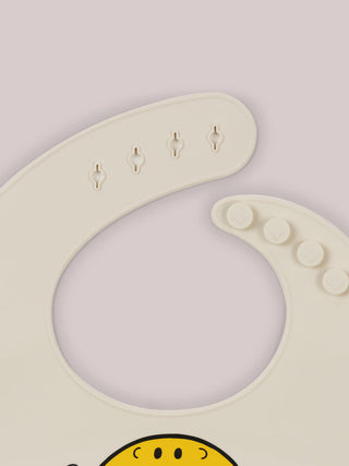 JuJuBe x Studio Oh! Mr Happy Silicone Bib