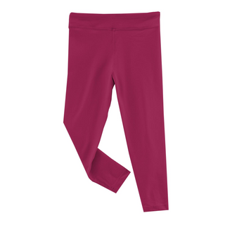 KicKee Pants Solid Berry Luxe Stretch Leggings, KicKee Pants, cf-size-xsmall-5-6, cf-type-leggings, cf-vendor-kickee-pants, KicKee, KicKee Pants, KicKee Pants Leggings, KicKee Pants Solid Leg