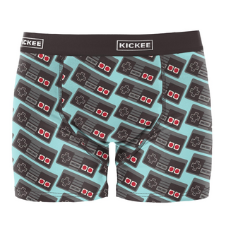 KicKee Pants Summer Sky Retro Game Controller Men's Boxer Brief, KicKee Pants, KicKee, KicKee Men's Boxer Briefs, KicKee Pants, KP Decades 80s, Summer Sky Retro Game Controller, Men's Boxer B