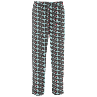 KicKee Pants Summer Sky Retro Game Controller Men's Pajama Pants, KicKee Pants, KicKee, KicKee Pants, KicKee Pants Men's Pajama Pants, KP Decades 80s, Summer Sky Retro Game Controller, Men's 