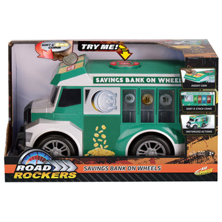 Kid Galaxy Road Rockers Motorized Lights and Sound Sort n Save Bank Truck
