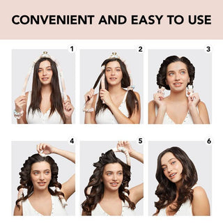 Kitsch Satin Heatless Curling Set - Sunset Tie Dye, Kitsch, Curler, Hair Curler, Kitsch, Satin Curler, Hair Accessories - Basically Bows & Bowties