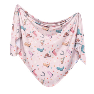 Copper Pearl Cheyenne Knit Swaddle Blanket