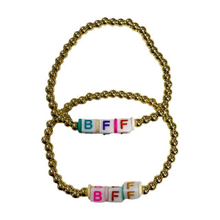 Lil Darlings BFF Gold Beaded Youth Bracelet