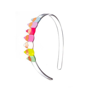 Lilies & Roses Neon Pencils Headband, Lilies & Roses, Acrylic Headband, Back to School, Lilie & Roses, Lilie & Roses Headband, Lilies and Roses, Neon Pencils, Pencils, Structured Headband, He