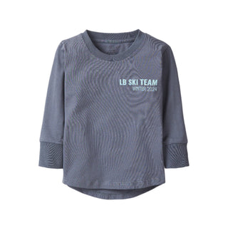 Little Bipsy Long Sleeve Ski Team Tee - Smoke