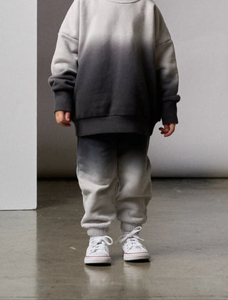 Little Bipsy Collection, Little Bipsy Ombre Elevated Sweatpant - Black - Basically Bows & Bowties