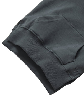 Little Bipsy Pocket Pullover - Shadow
Dark gray sweatpants with a brand logo on a light gray background