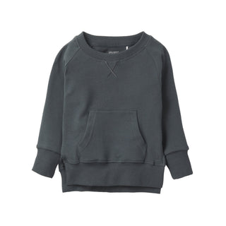 Little Bipsy Pocket Pullover - Shadow
Gray sweatshirt on a white background