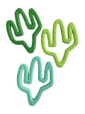 Little Teether, Little Teether Cactus Silicone Teething Toy - Emerald - Basically Bows & Bowties