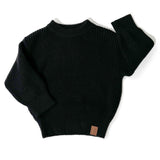 Little Bipsy Chunky Sweater - Black, Little Bipsy Collection, Black, cf-size-0-3-months, cf-size-10, cf-size-12-18-months, cf-size-18-24-months, cf-size-2-3, cf-size-3-4, cf-size-3-6-months, 