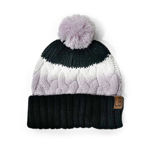 Little Bipsy Chunky Pom Beanie - Lavender, Little Bipsy Collection, Beanie, Beanie hat, Beanies, cf-size-large-2-5-years, cf-size-medium-8-months-2-5-years, cf-size-small-0-8-months, cf-type-