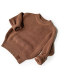 Little Bipsy Chunky Sweater - Nutmeg, Little Bipsy Collection, cf-size-0-3-months, cf-size-10, cf-size-12-18-months, cf-size-18-24-months, cf-size-2-3, cf-size-3-4, cf-size-3-6-months, cf-siz