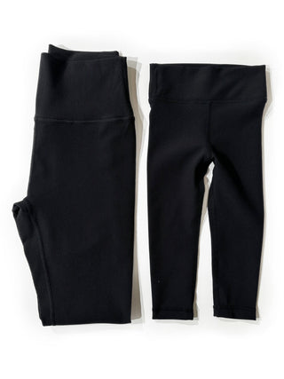 Little Bipsy Women's Athletic Ribbed Legging - Black, Little Bipsy Collection, Adult Leggings, Athletic Legging, Black, LBFALL23, Legging, Leggings, Little Bipsy, Little Bipsy Collection, Wom