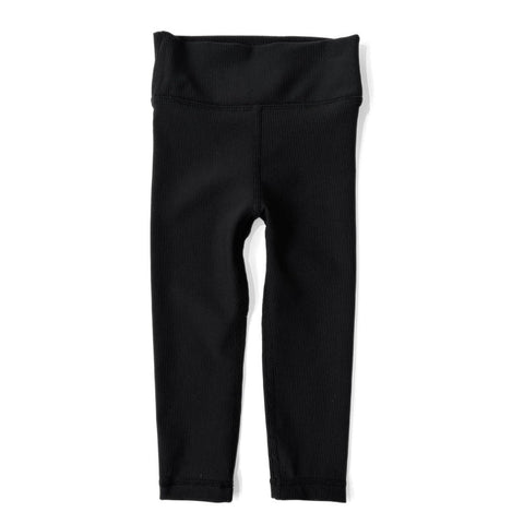 Little Bipsy Kids Athletic Ribbed Legging - Black, Little Bipsy Collection, Athletic Legging, Black, cf-type-leggings, LBFALL23, Legging, Leggings, Little Bipsy, Little Bipsy Collection, Legg