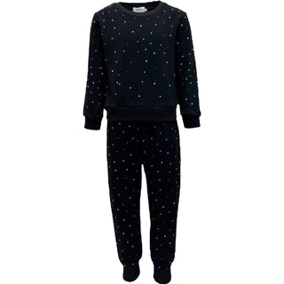 Lola and The Boys Rainbow Sparkle Track Set - Black