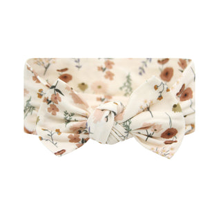 Lou Lou and Company Rachel headband with soft fabric and floral design, perfect for baby or toddler accessories.