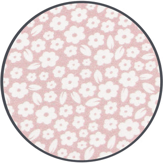 Lou Lou and Company Knotted Gown - Flora
Lou Lou and Company Headband - Flora
Round pink rug with white floral pattern