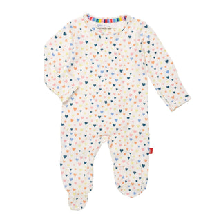 Magnetic Me Love At Furst Site Ruffle Butt Modal Magnetic Footie, Magnificent Baby, Baby Shower, Baby Shower Gift, cf-size-3-6-months, cf-size-preemie, cf-type-footie, cf-vendor-magnificent-b