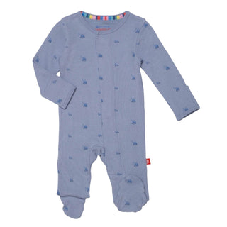 Magnetic Me Soft Slate Print Waffle Modal Magnetic Footie