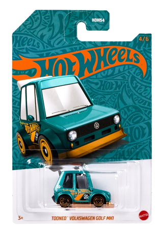 Mattel Hot Wheels Basics Anniversary Tooned Volkswagen Golf MK1