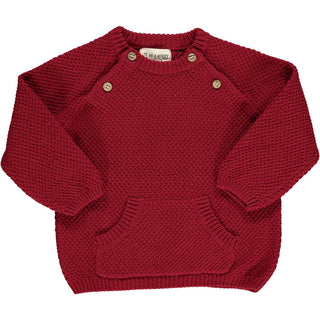 Me & Henry Morrison Sweater - Red, Me & Henry, Boys Clothing, cf-size-18-24-months, cf-size-3-6-months, cf-size-6-9-months, cf-size-9-12-months, cf-type-sweater, cf-vendor-me-&-henry, FALL202