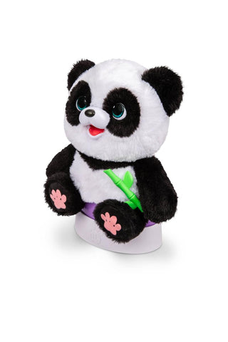 Little Live Pets™ My Baby Panda ChuChu Interactive Plush
Plush panda toy with a green laser pointer on a white background