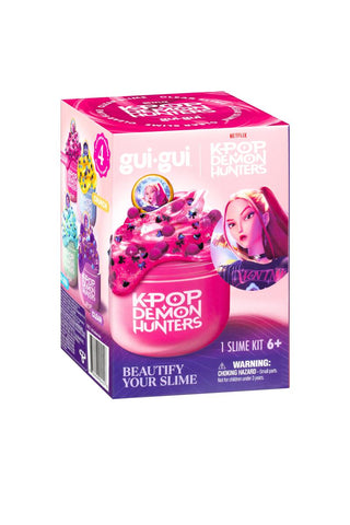 Gui Gui™ x K-Pop Demon Hunters slime kit by License 2 Play, featuring colorful slime and themed packaging.