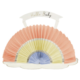 Meri Meri Honeycomb Rainbow Stand-Up Card, Meri Meri, Birthday Card, cf-type-greeting-&-note-cards, cf-vendor-meri-meri, Greeting Card, Meri Meri, Meri Meri Card, Rainbow, Stand Up  Card, Gre