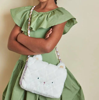 Meri Meri, Meri Meri Plush Cat Handbag - Basically Bows & Bowties