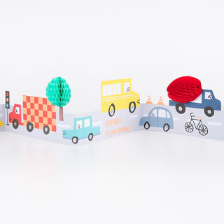 Meri Meri Transport Concertina Birthday Card